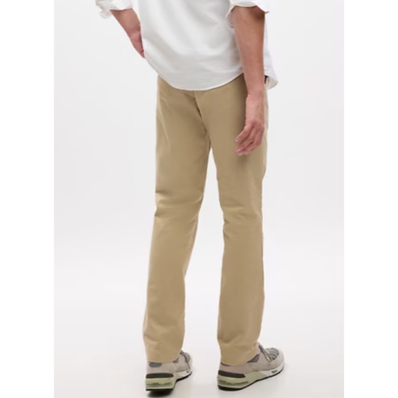 Gap Men’s Lived-In Slim Stretch Khaki Pants (Size 33) - Picture 4 of 9